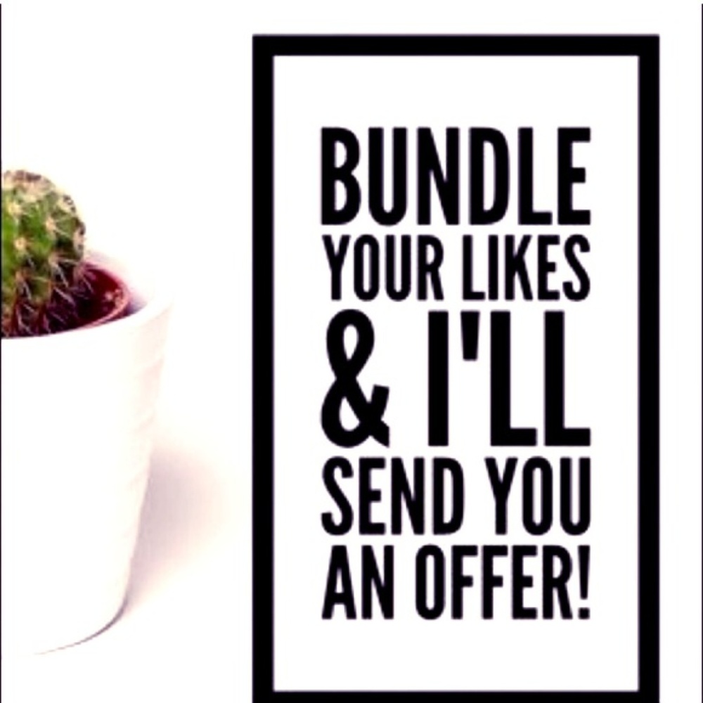 BUNDLE YOUR LIKES & I'LL SEND YOU AN OFFER